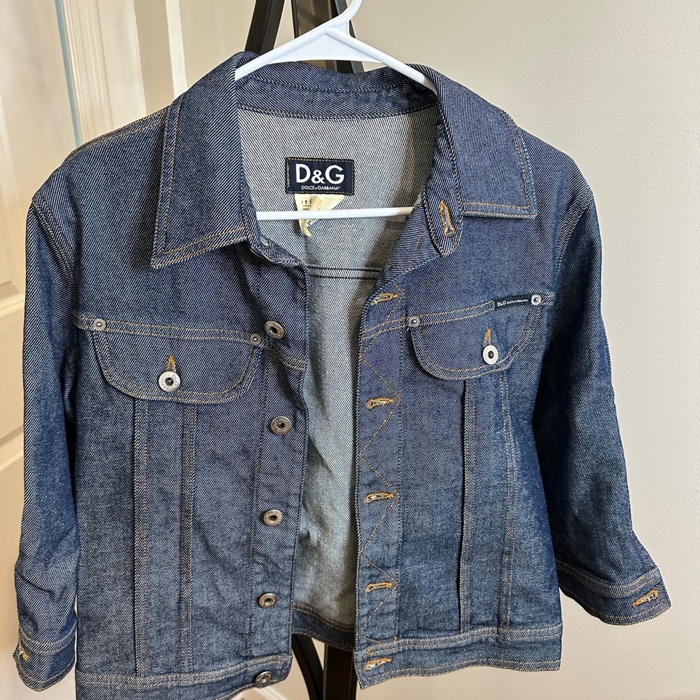 D&G Women's Dark Blue Jean Jacket